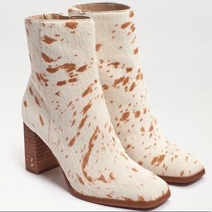 Sam Edelman Osten cowhide leather square toed bootie size 9